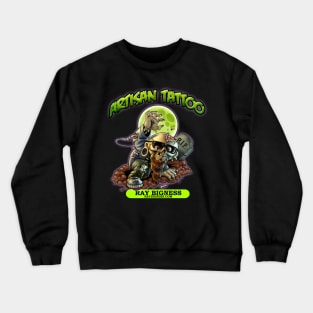 Ray Bigness - Artisan Tattoo - Color Crewneck Sweatshirt